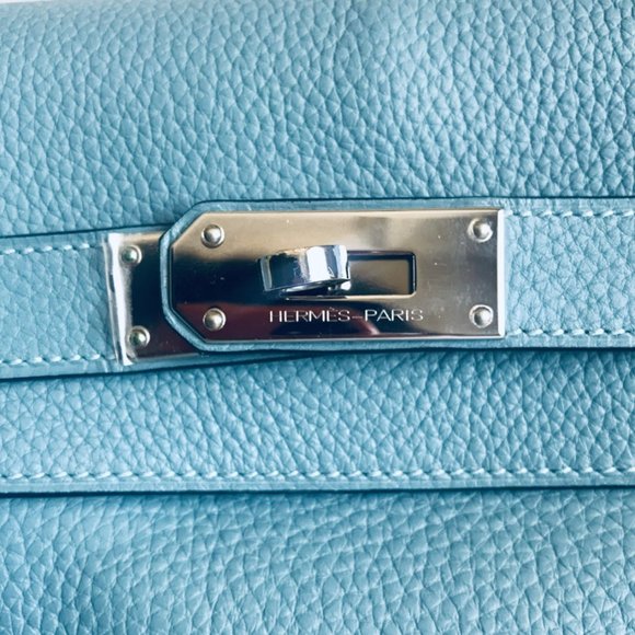 SOLD 💛Shoulder KELLY 42 + Twilly. Brand new. Rare. - Picture 9 of 12